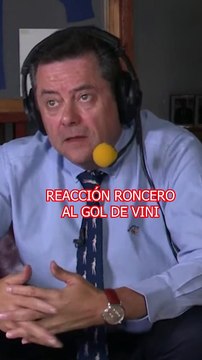 Así celebró Roncero el gol de Vini a pase de Modric