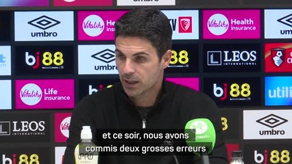 Arsenal - Arteta n’en veut pas à Saliba mais parle “d'erreurs qui nous coûtent le match”