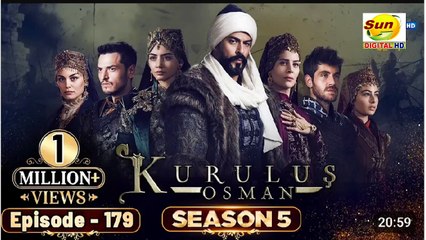 Kurulus Osman Season 05 Episode 179 - Urdu Dubbed | Sun Digital HD Channel