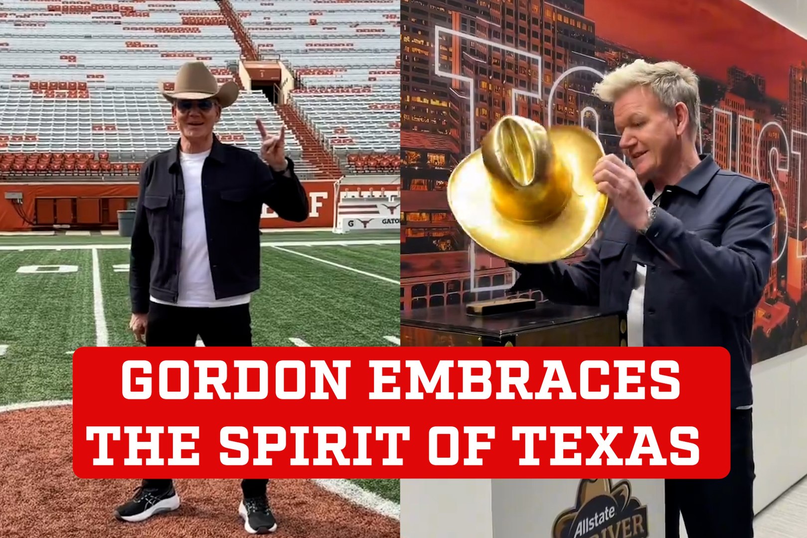 Gordon Ramsay embraces Texas Longhorns' spirit from the field - MARCA ...