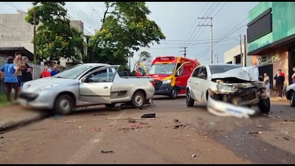 Forte colisão é registrada no Bairro Universitário