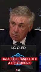 Descargar video: Ancelotti se deshace en halagos a Modric tras batir el récord de Puskas