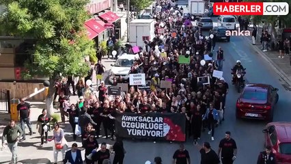 CHP Kadın Kolları'ndan "Kırık Saçlar Özgürlüğe Yürüyor" Yürüyüşü Buca'da Gerçekleşti