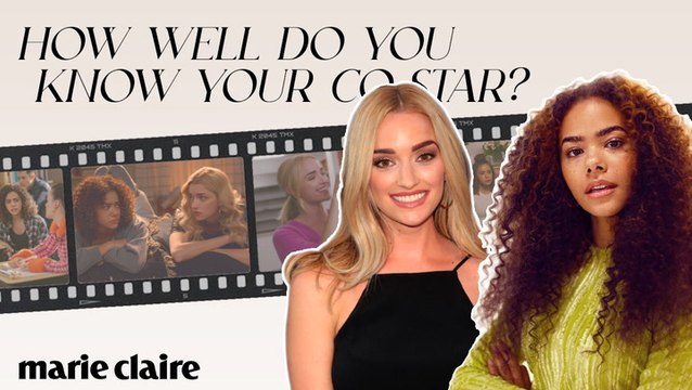 Brianne Howey And Antonia Gentry | How Well Do You Know Your Co-Star | Marie Claire