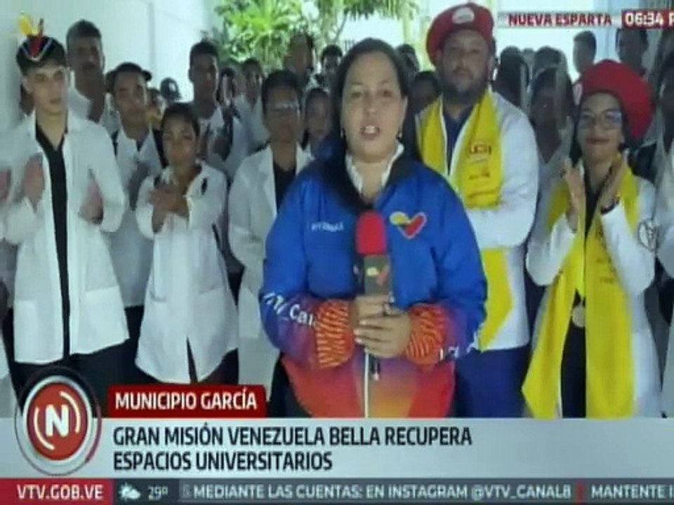 Misión Venezuela Bella recupera espacios integrales de la UCS núcleo Nueva Esparta