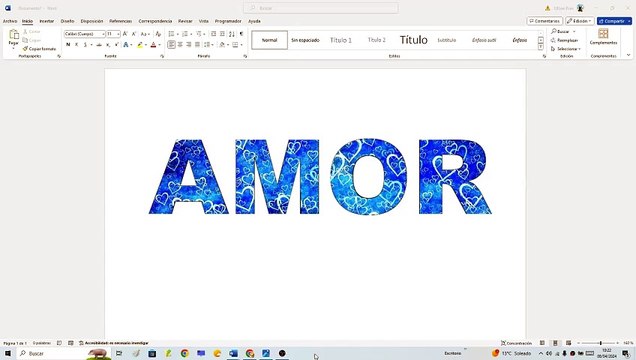 ⛱ TEXTO con IMAGEN de FONDO en WORD - MÁSCARA de TEXTO con IMAGEN❗❕