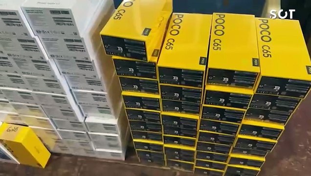 Receita Federal e Polícia Federal apreendem R$1 milhão em celulares e eletrônicos em Foz do Iguaçu