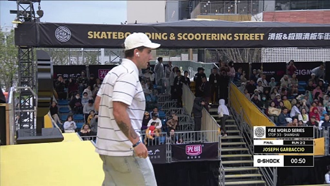 Joseph Garbaccio - 2nd Skateboarding Street Pro Men FISE Shanghai 2024