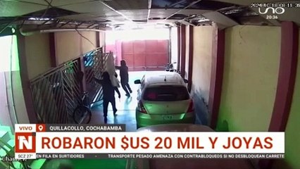 En Cochabamba roban más de 20.000 dólares y joyas