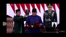 Pelantikan Presiden RI: Pembacaan Sumpah Oleh Prabowo Subianto