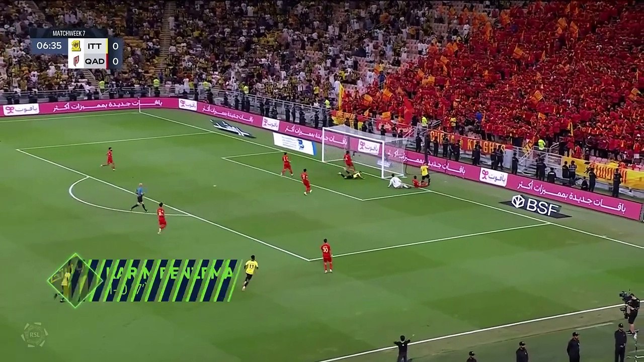 Benzema strikes in Al Ittihad's victory over Al Qadsiah