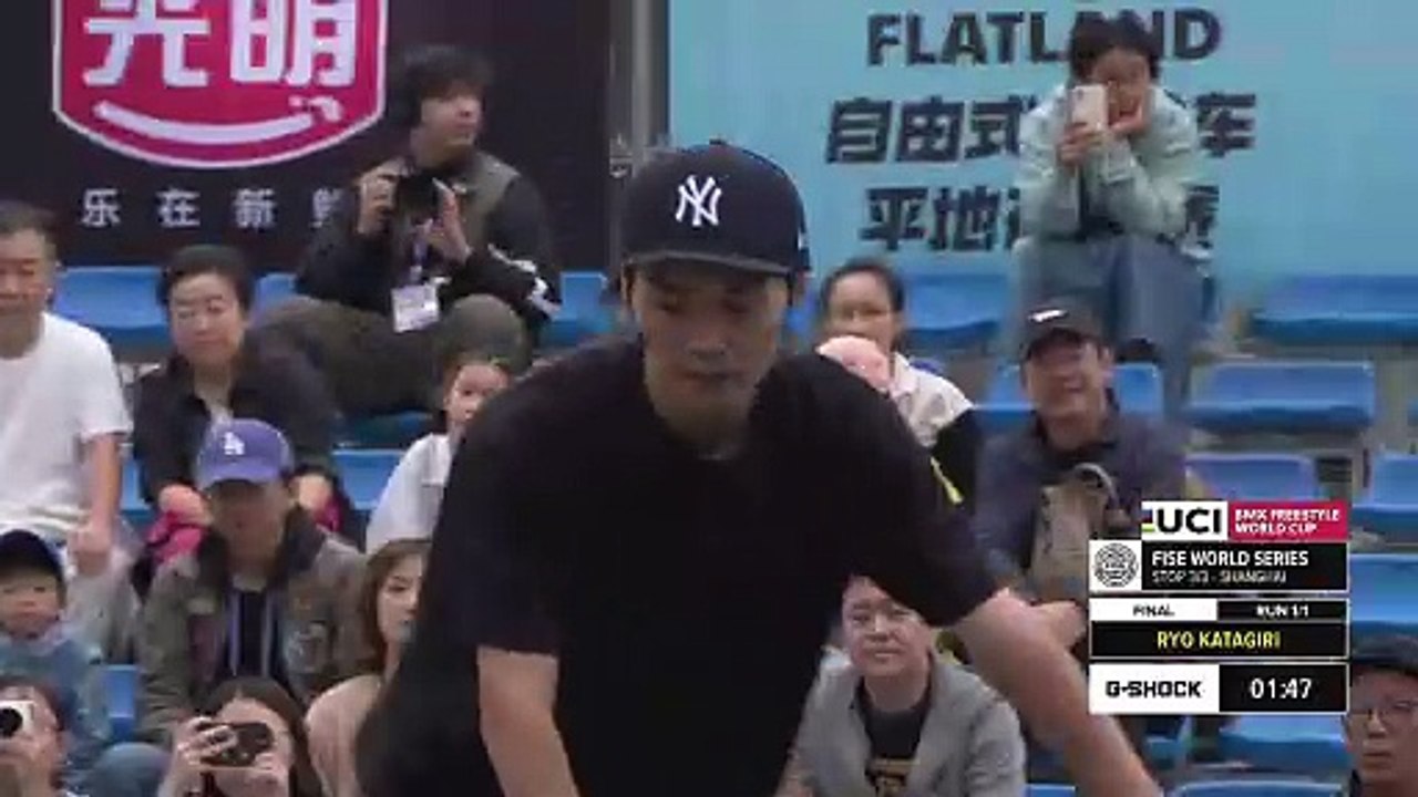 Ryo Katagiri - 3rd place UCI BMX Freestyle Flatland World Cup