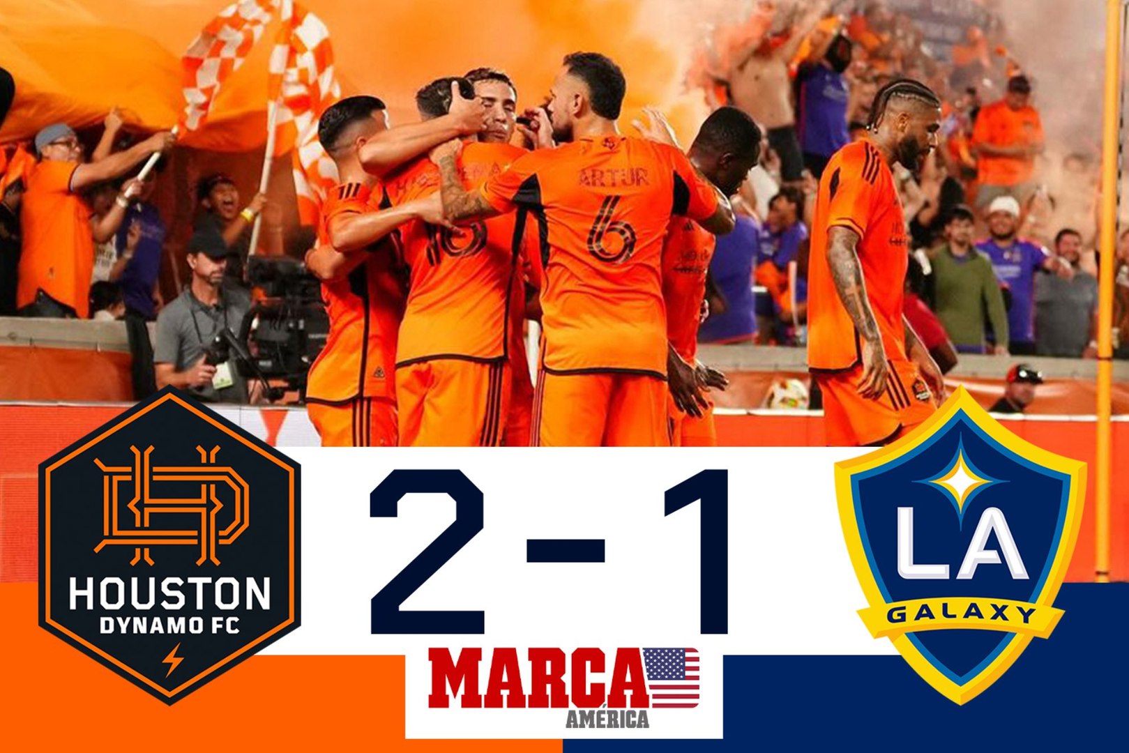 Dynamo lo gana en casa I Houston 2-1 Galaxy I Resumen y goles I MLS