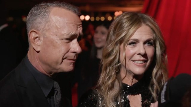 Tom Hanks & Rita Wilson Discuss Real-Time De-Aging Technology for 'Here' | Academy Museum Gala 2024