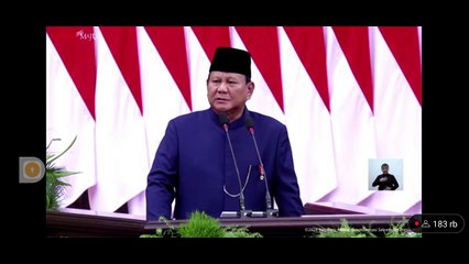 Pidato Pertama Presiden RI Prabowo, Bagian 8