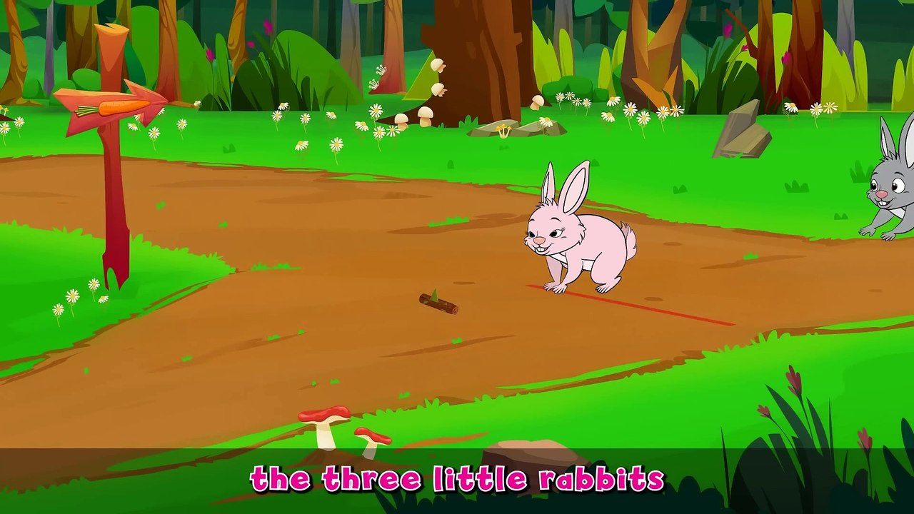 Big Bad Wolf and Three Rabbits _ Bedtime Storie...