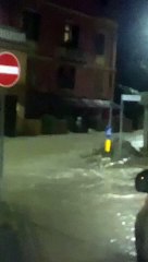 Alluvione a Bologna, via Martucci invasa dalle acque