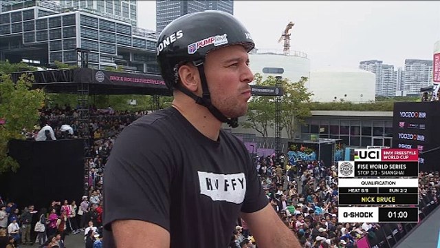 Nick Bruce - 3rd place UCI BMX Freestyle Park World Cup Men Final