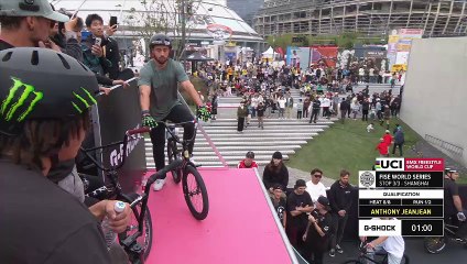 Anthony Jeanjean - 2nd place UCI BMX Freestyle Park World Cup Men Final
