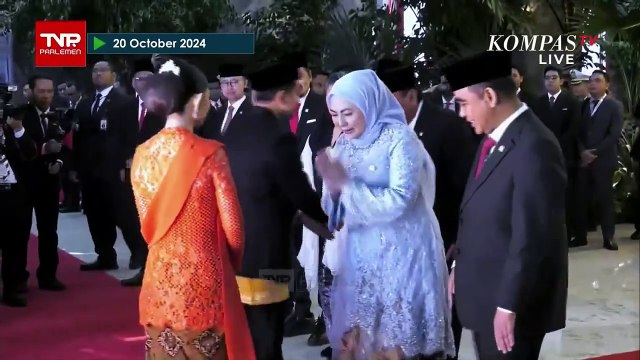 Detik-detik Gibran Tiba di Gedung MPR/DPR Didampingi Istri dan Disambut Ketua MPR Ahmad Muzani