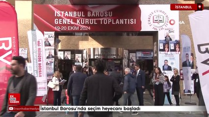 İstanbul Barosu’nda seçim heyecanı başladı