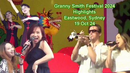 Granny Smith Festival 2024 Part 1-4 ,  Highlights @Plaza stage, Amy Chase Band, Joey Ploman, Eastwood, Sydney   19 Oct 24