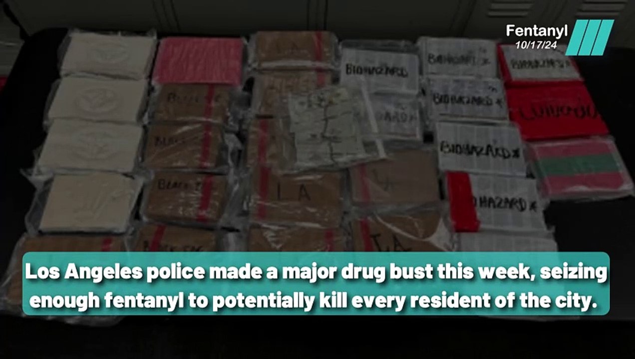 50 Pounds of Fentanyl in Major Los Angeles Drug Bust
