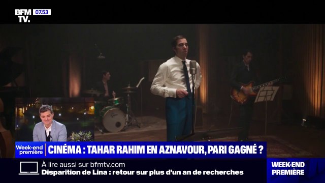 Tahar Rahim incarne Charles Aznavour dans Monsieur Aznavour
