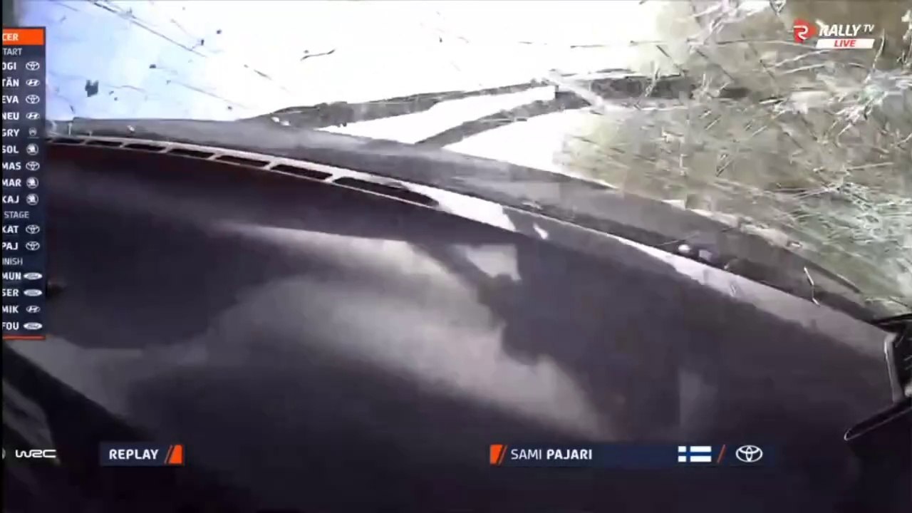 WRC 2024 Central Europe SS15 Pajari Big Crash Rolls Onboard