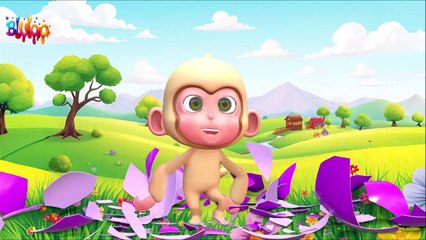 Surprise Eggs Kids Song _ Colorful Eggs _ Learning Colors _ BluLoo Nursery R_HD