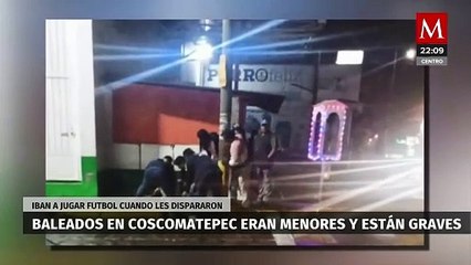 Menores de edad gravemente heridos en ataque armado en Coscomatepec