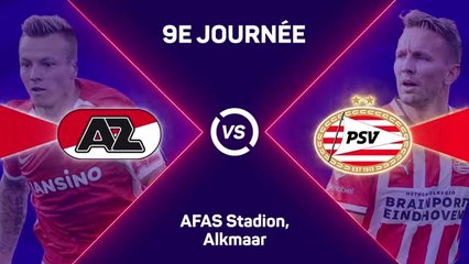9e j. - Le PSV enchaîne face à l'AZ Alkmaar et poursuit son sans-faute en championnat