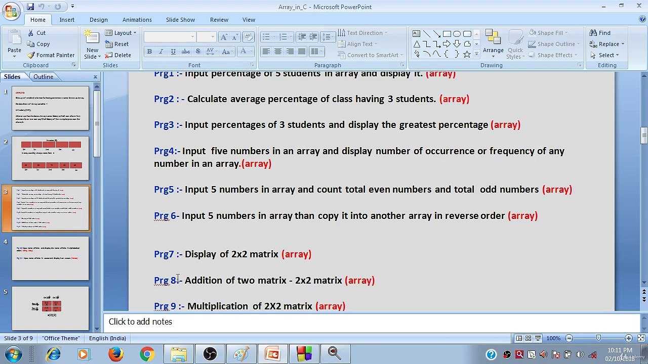 Learn Programming Technique C to Master Skills - Double Dimension Array Program