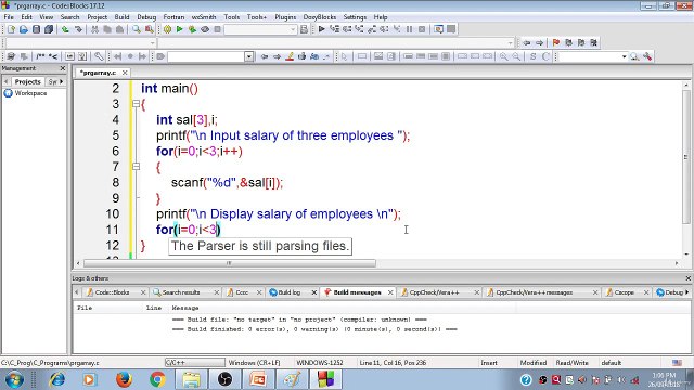 Learn Programming Technique C to Master Skills - First Program of Array