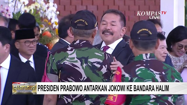 Momen Para Menteri Kabinet Indonesia Maju Sambut Jokowi di Bandara Halim Jelang Berangkat ke Solo