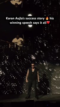 Winning Speech Karan Aujla #concert #viralshorts #karanaujla #live