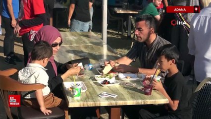 Adana’da kebap dumanları gökyüzünü kapladı