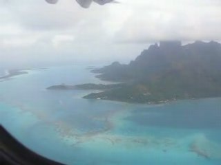 Departure from Bora Bora