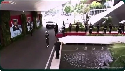 وزير الأوقاف يشارك في حفل تنصيب فخامة الرئيس برابووو سوبيانتو رئيس دولة إندونيسيا ببرلمان اندونيسيا
