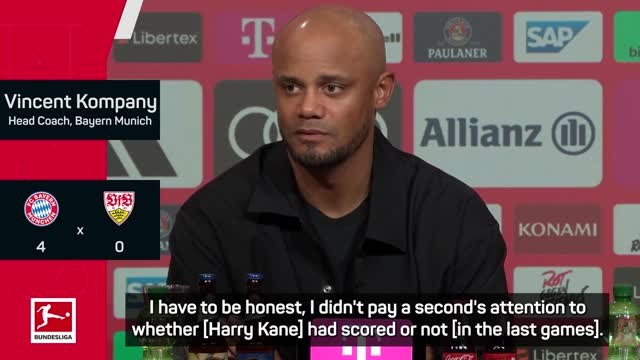 Kane's work rate impresses Kompany more than hat-trick