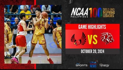 Mapúa vs San Beda (Men's Basketball Round 2 Highlights) | NCAA Season 100
