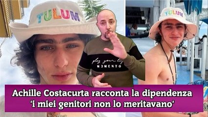 Achille Costacurta racconta la dipendenza 'i miei genitori non lo meritavano'