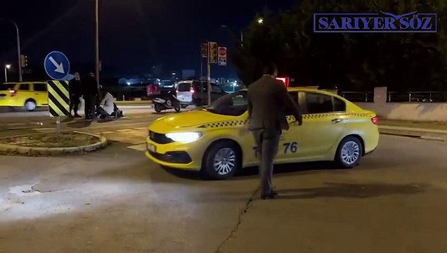 Ataşehir'de Yürekleri Ağza Getiren Trafik Kazası
