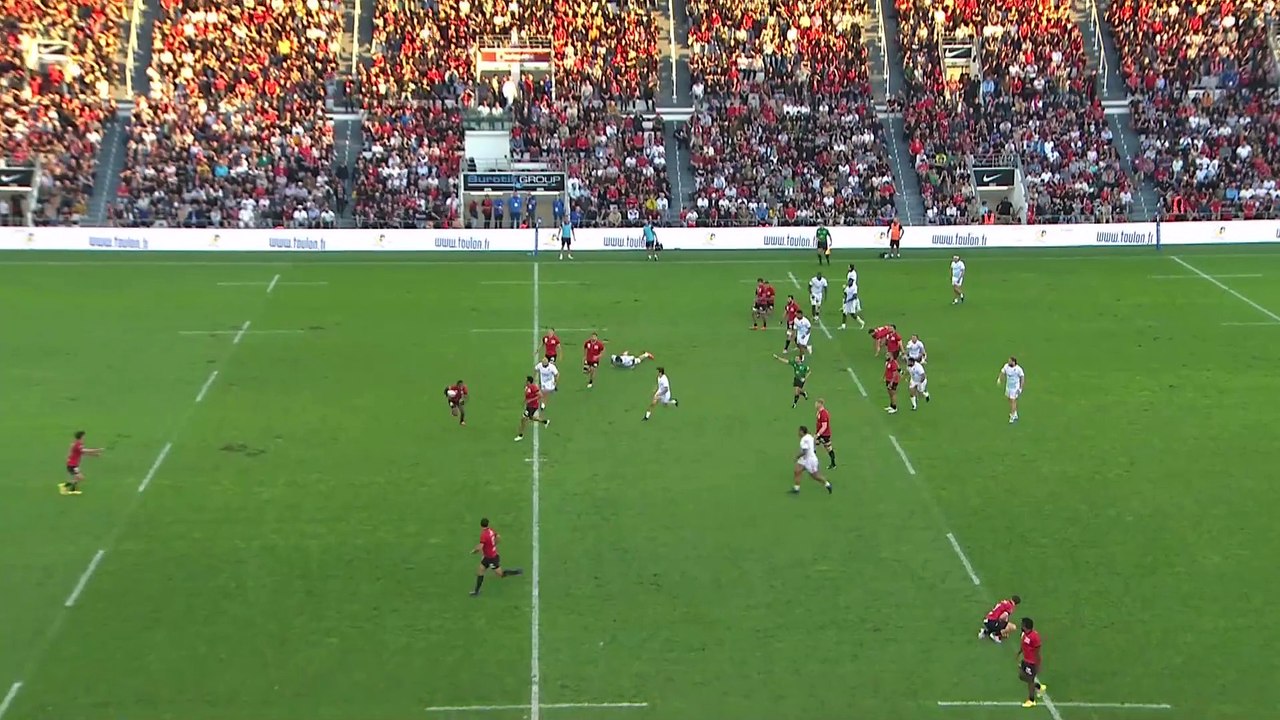 TOP 14 - Essai de Jiuta WAINIQOLO (RCT) - RC Toulon - Montpellier Hérault Rugby
