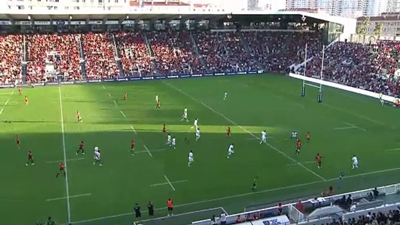 TOP 14 - Essai de Baptiste SERIN (RCT) - RC Toulon - Montpellier Hérault Rugby