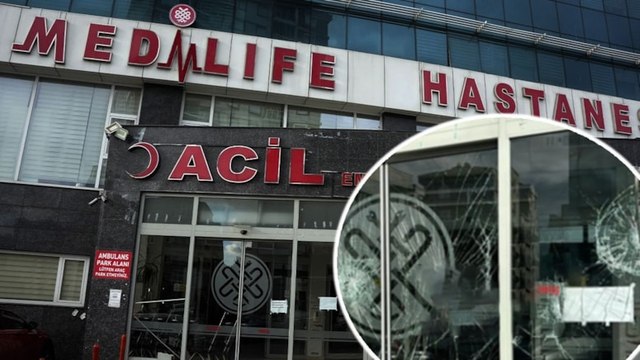 Esenler'de skandalda adı geçen hastanenin tabelası söküldü