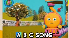 Alphabets on train | learn Alphabets in fun way