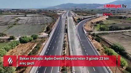 İki şehir arası yeni otoyol! Bakan Uraloğlu açıkladı: 3 günde 22 bin araç geçti