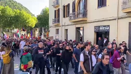 Manifestació a Ripoll