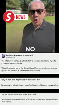 Israel's Netanyahu 'not deterred' after Hezbollah drone targeting him at his home